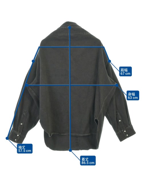 BALENCIAGA（バレンシアガ）カジュアルシャツ 黒 サイズ:34(XXS位) レディース/2200733654046