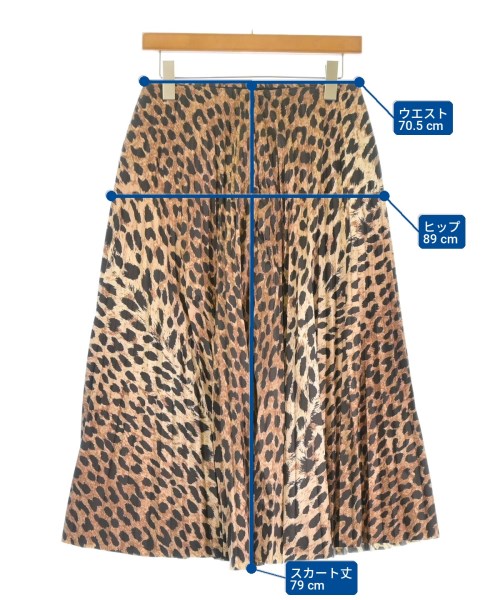 BALENCIAGA（バレンシアガ）ロング・マキシ丈スカート 茶 サイズ:38(S位) レディース/2200737024050