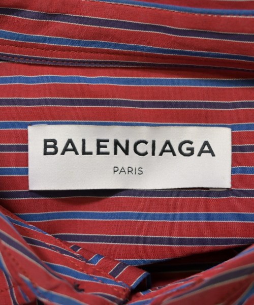 BALENCIAGA（バレンシアガ）カジュアルシャツ 赤 サイズ:38(S位) メンズ/2200737177022