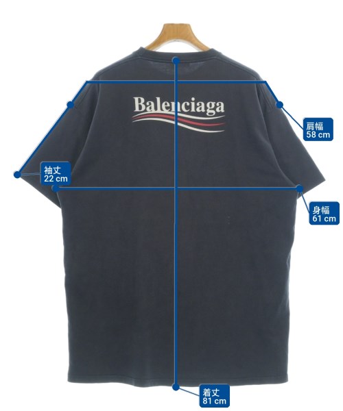 BALENCIAGA（バレンシアガ）Tシャツ・カットソー 紺 サイズ:L メンズ/2200720177299