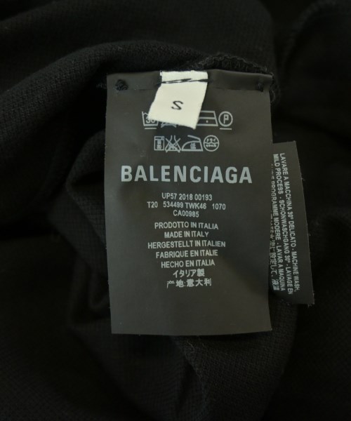 BALENCIAGA（バレンシアガ）ポロシャツ 黒 サイズ:S メンズ/2200716253013