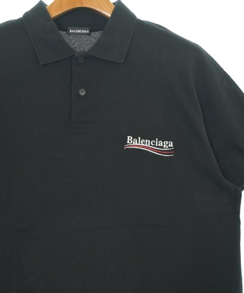 BALENCIAGA（バレンシアガ）ポロシャツ 黒 サイズ:S メンズ/2200716253013