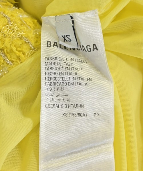BALENCIAGA（バレンシアガ）ワンピース 黄 サイズ:XS レディース/2200719205033