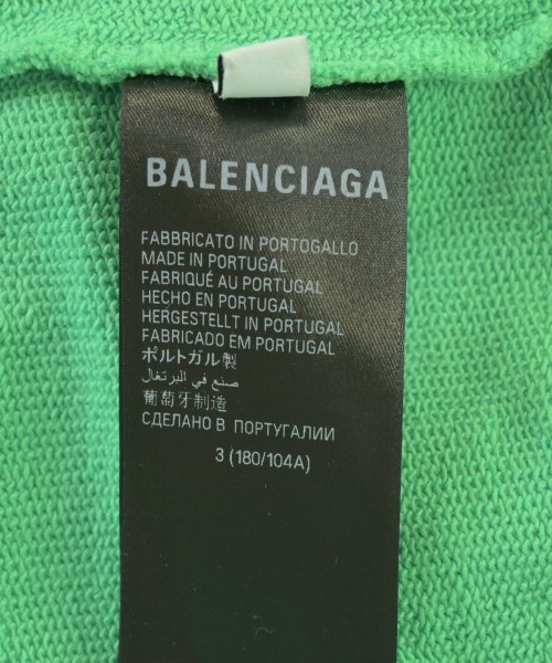 BALENCIAGA（バレンシアガ）パーカー 緑 サイズ:3(L位) メンズ/2200721092034