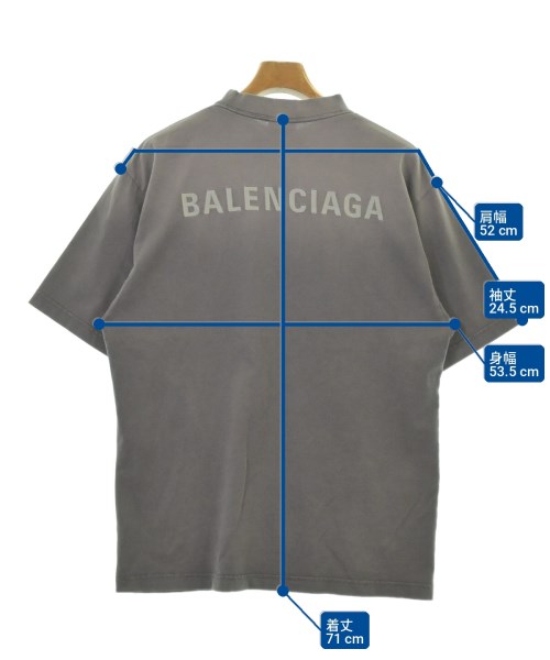 BALENCIAGA（バレンシアガ）Tシャツ・カットソー グレー サイズ:XXS メンズ/2200721092065