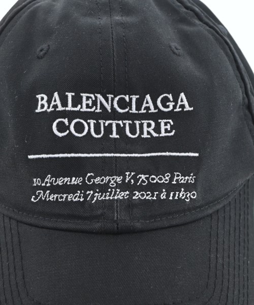 BALENCIAGA（バレンシアガ）キャップ 黒 サイズ:L メンズ/2200721136080