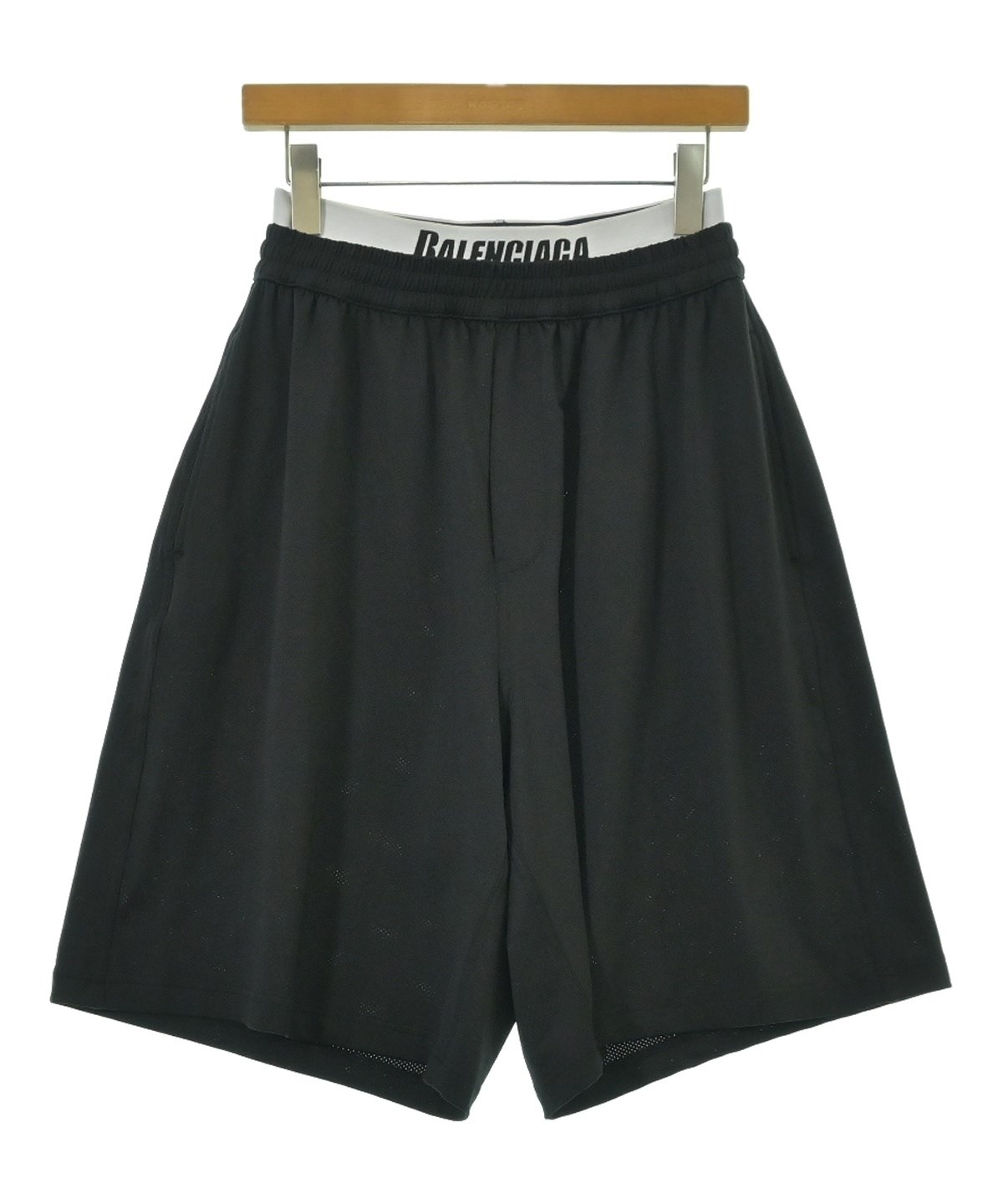 BALENCIAGA バレンシアガ スクイグル ショートパンツ 黒 36 BALENCIAGA（バレンシアガ）ショートパンツ 黒 サイズ:XS メンズ