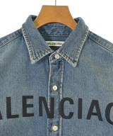 BALENCIAGA（バレンシアガ）シャツワンピース 青 サイズ:34(XXS位) レディース/2200717684045
