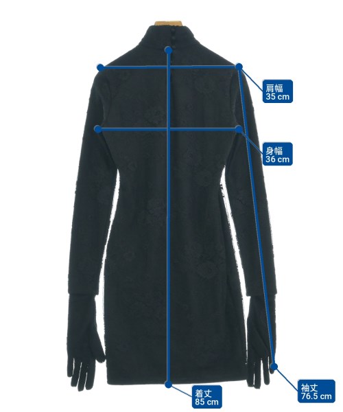 BALENCIAGA（バレンシアガ）ワンピース 黒 サイズ:36(XS位) レディース/2200721250014