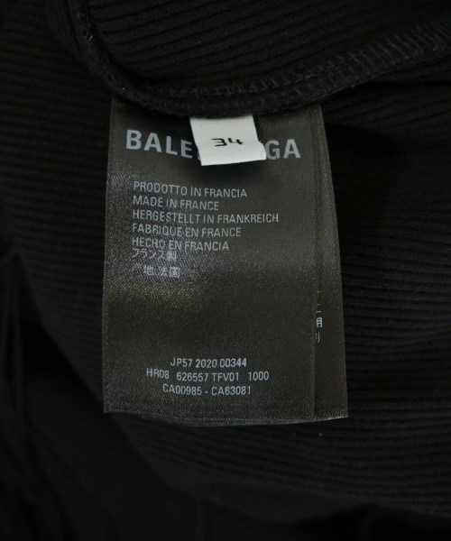 BALENCIAGA（バレンシアガ）ワンピース 黒 サイズ:34(XXS位) レディース/2200721398167