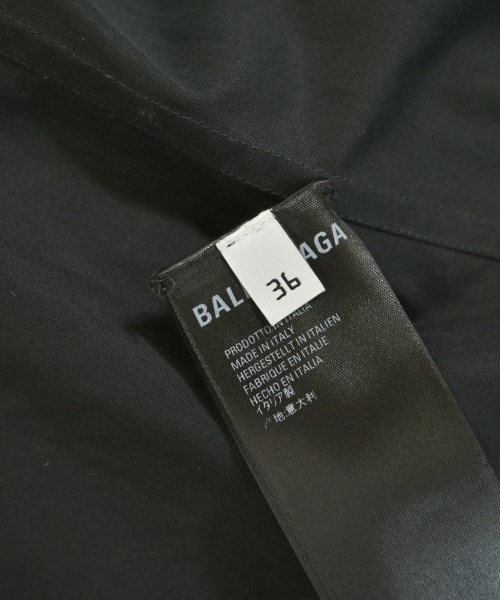 BALENCIAGA（バレンシアガ）カジュアルシャツ 黒 サイズ:36(XS位) レディース/2200721398433