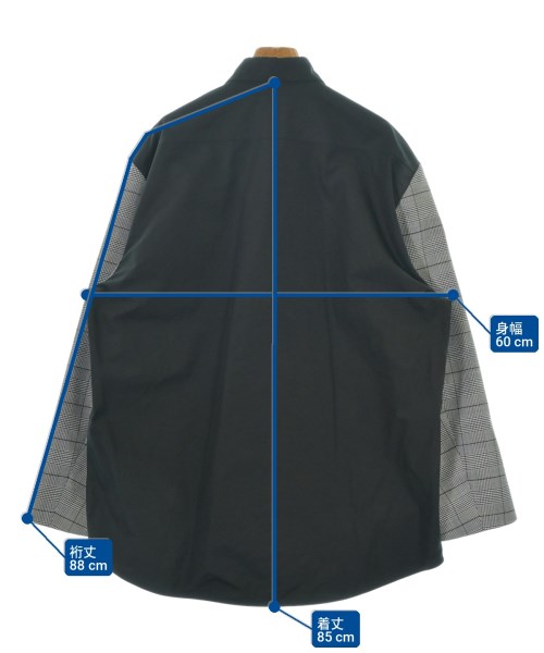 BALENCIAGA（バレンシアガ）カジュアルシャツ 黒 サイズ:36(XS位) レディース/2200721398433