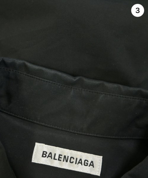 BALENCIAGA（バレンシアガ）カジュアルシャツ 黒 サイズ:36(XS位) レディース/2200721398433