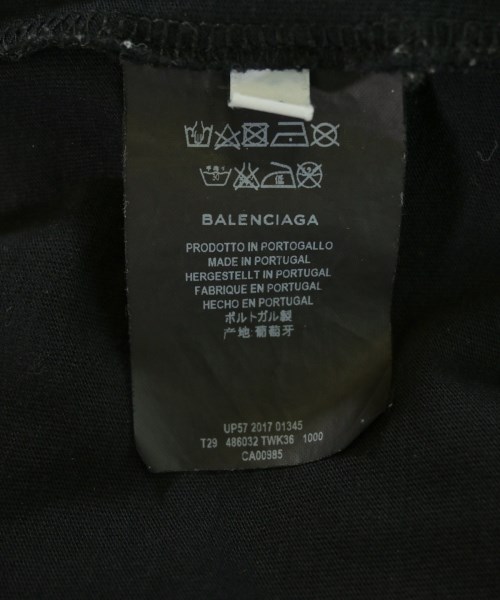 BALENCIAGA（バレンシアガ）Tシャツ・カットソー 黒 サイズ:XS メンズ/2200722511046