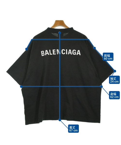 BALENCIAGA（バレンシアガ）Tシャツ・カットソー 黒 サイズ:5(XXL位) メンズ/2200723686026