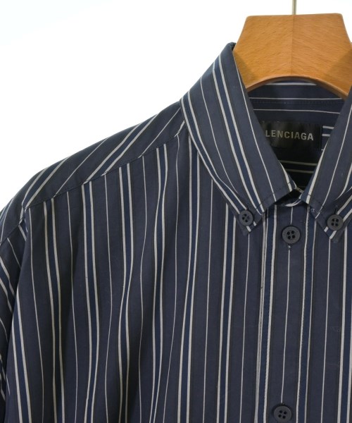 BALENCIAGA（バレンシアガ）シャツワンピース 紺 サイズ:34(XXS位) レディース/2200718703110