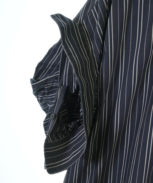 BALENCIAGA（バレンシアガ）シャツワンピース 紺 サイズ:34(XXS位) レディース/2200718703110