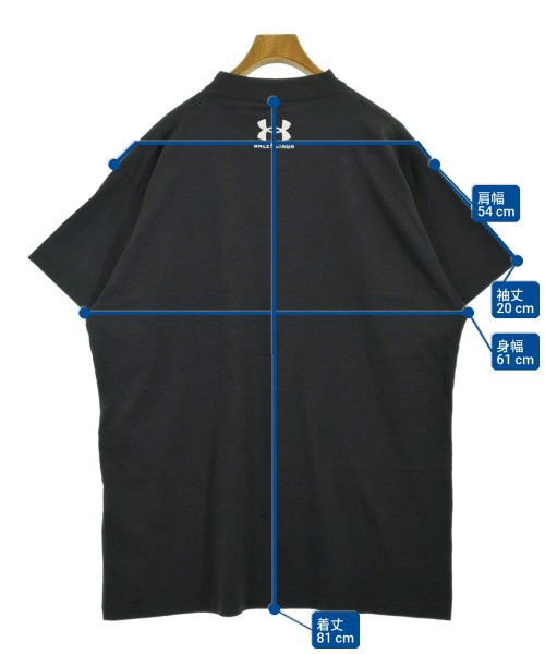 BALENCIAGA（バレンシアガ）Tシャツ・カットソー 黒 サイズ:L メンズ/2200724089017