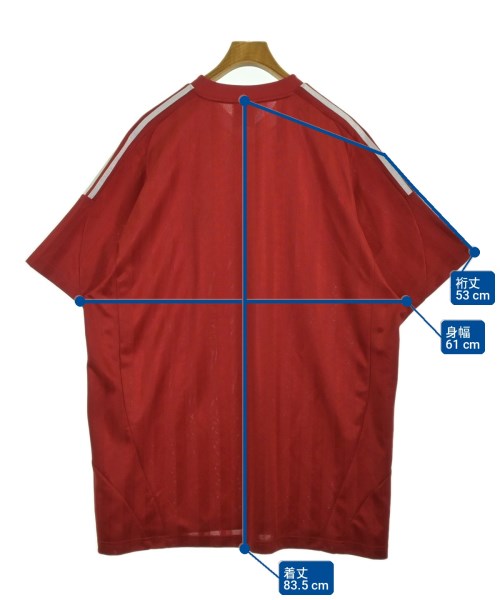 BALENCIAGA（バレンシアガ）Tシャツ・カットソー 赤 サイズ:3(L位) メンズ/2200724089024