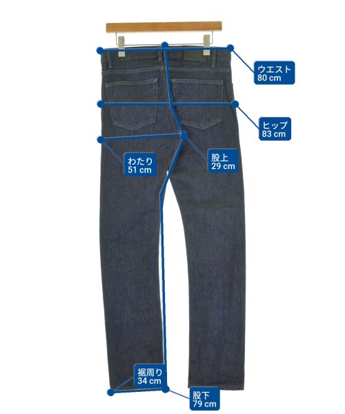 BALENCIAGA（バレンシアガ）デニムパンツ 紺 サイズ:30(M位) メンズ/2200723496229