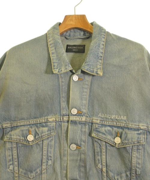 BALENCIAGA（バレンシアガ）デニムジャケット 青 サイズ:L メンズ/2200724985098