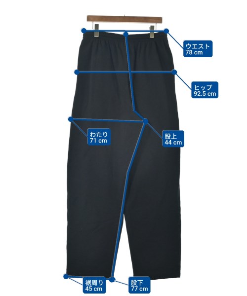 BALENCIAGA（バレンシアガ）スウェットパンツ 黒 サイズ:XS メンズ/2200725080037
