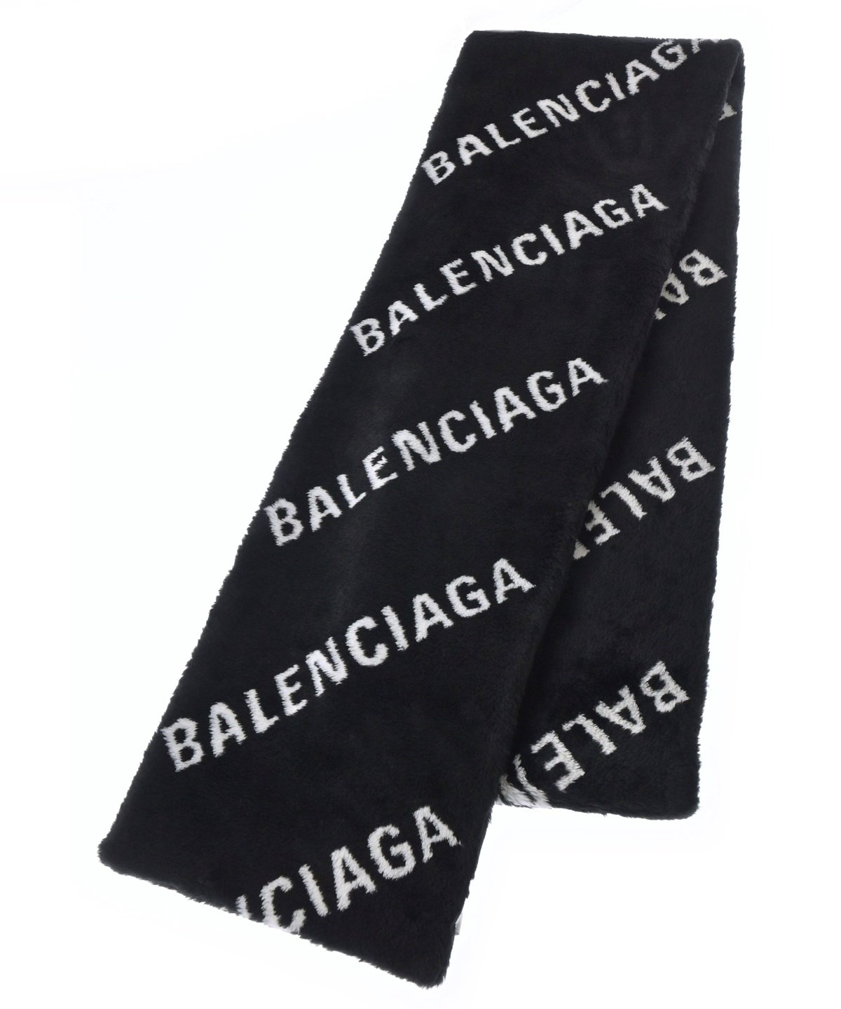 BALENCIAGA（バレンシアガ）マフラー 黒 サイズ:- メンズ