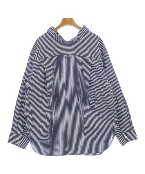 BALENCIAGA（バレンシアガ）カジュアルシャツ 紺 サイズ:38(S位) レディース/2200725451028