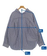 BALENCIAGA（バレンシアガ）カジュアルシャツ 紺 サイズ:38(S位) レディース/2200725451028