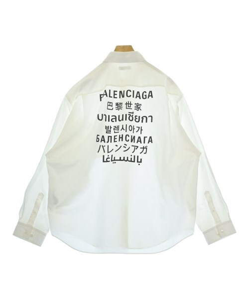 BALENCIAGA（バレンシアガ）カジュアルシャツ 白 サイズ:38(S位) メンズ/2200727294043