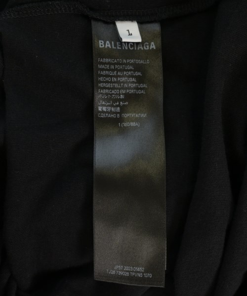 BALENCIAGA（バレンシアガ）Tシャツ・カットソー 黒 サイズ:L メンズ/2200727532046