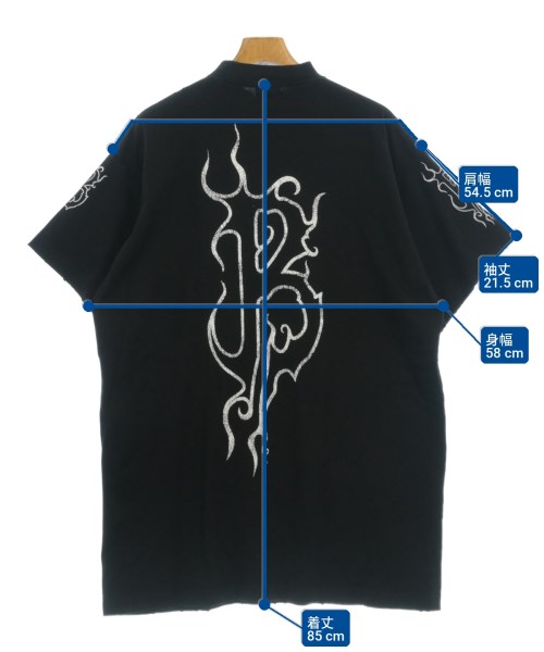 BALENCIAGA（バレンシアガ）Tシャツ・カットソー 黒 サイズ:L メンズ/2200727532046