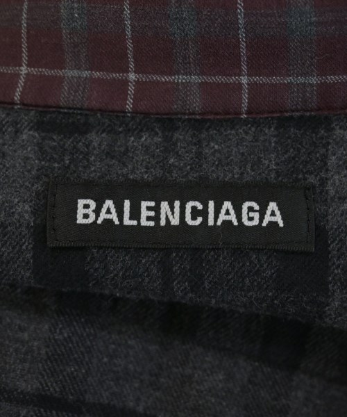 BALENCIAGA（バレンシアガ）カジュアルシャツ 赤 サイズ:39(M位) メンズ/2200727823083