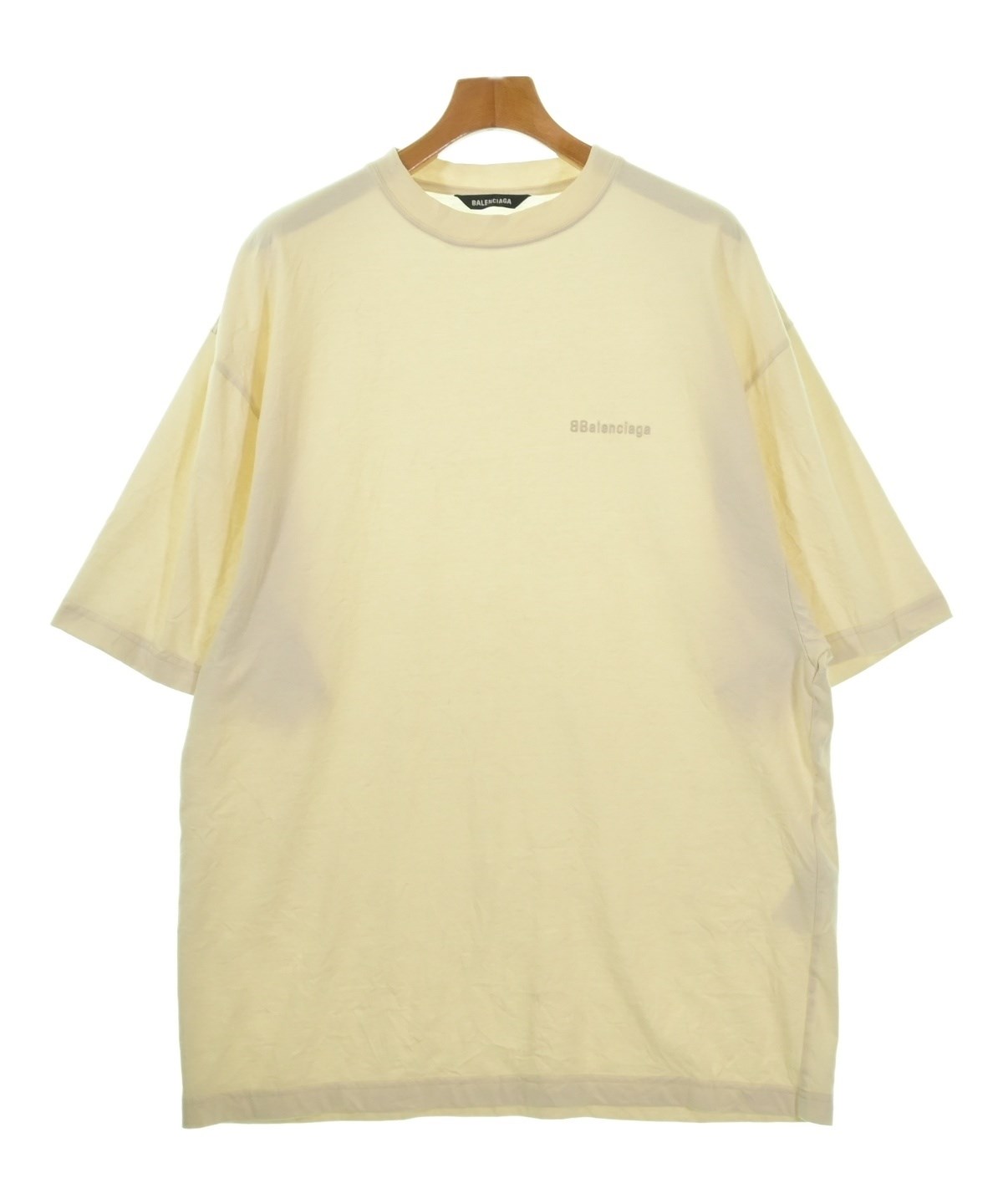 BALENCIAGA、バレンシアガ　、メンズ、Tシャツ、ベージュ、XSサイズ BALENCIAGA（バレンシアガ）Tシャツ・カットソー ベージュ サイズ:XXS