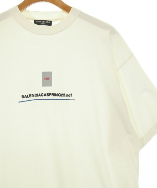 BALENCIAGA（バレンシアガ）Tシャツ・カットソー 白 サイズ:L メンズ/2200727823267