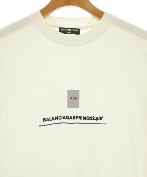 BALENCIAGA（バレンシアガ）Tシャツ・カットソー 白 サイズ:L メンズ/2200727823267