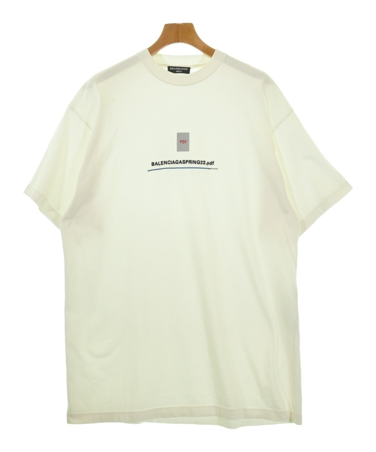 BALENCIAGA（バレンシアガ）Tシャツ・カットソー 白 サイズ:L メンズ