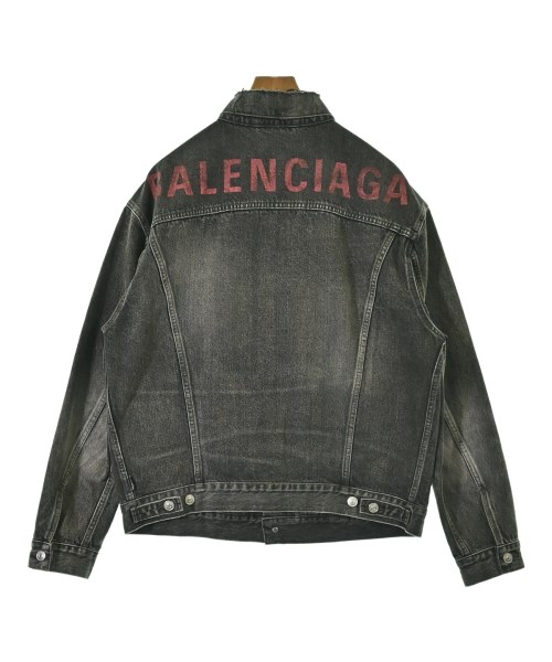 BALENCIAGA（バレンシアガ）デニムジャケット グレー サイズ:44(S位) メンズ/2200727923011
