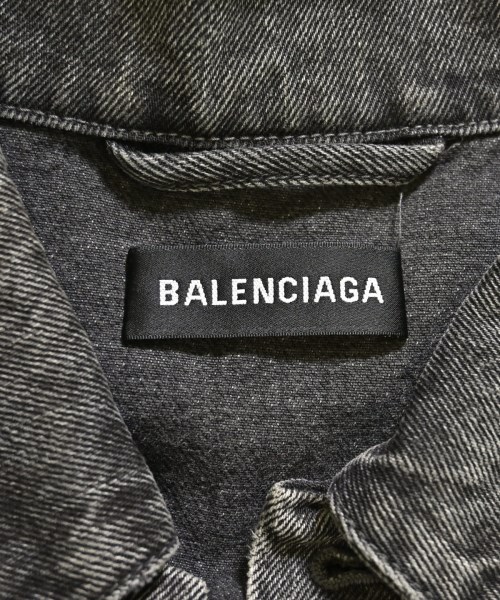 BALENCIAGA（バレンシアガ）デニムジャケット グレー サイズ:44(S位) メンズ/2200727923011