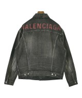 BALENCIAGA（バレンシアガ）デニムジャケット グレー サイズ:44(S位) メンズ/2200727923011