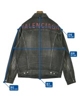 BALENCIAGA（バレンシアガ）デニムジャケット グレー サイズ:44(S位) メンズ/2200727923011