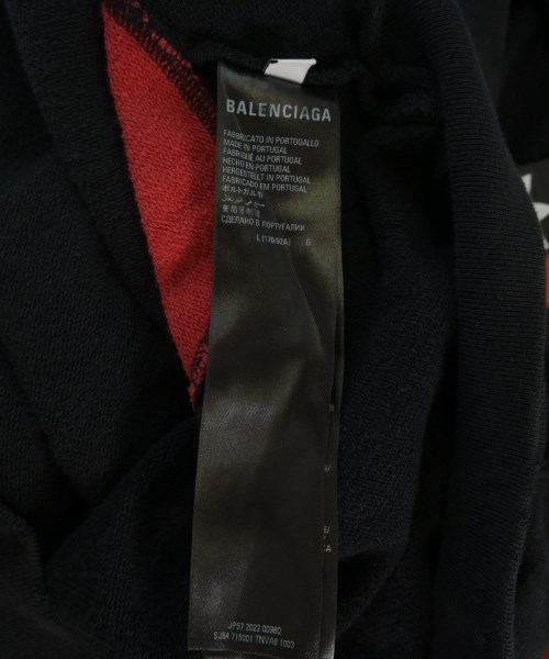 BALENCIAGA（バレンシアガ）パーカー 黒 サイズ:L メンズ/2200729001083