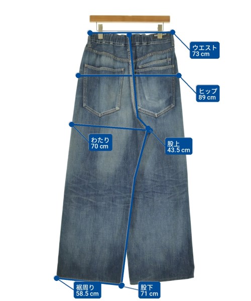 BALENCIAGA（バレンシアガ）デニムパンツ 青 サイズ:S レディース/2200729001144