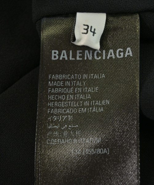 BALENCIAGA（バレンシアガ）ワンピース 黒 サイズ:34(XXS位) レディース/2200729001205