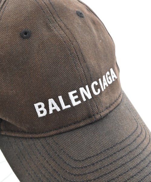 BALENCIAGA（バレンシアガ）キャップ 茶 サイズ:L メンズ/2200683002034