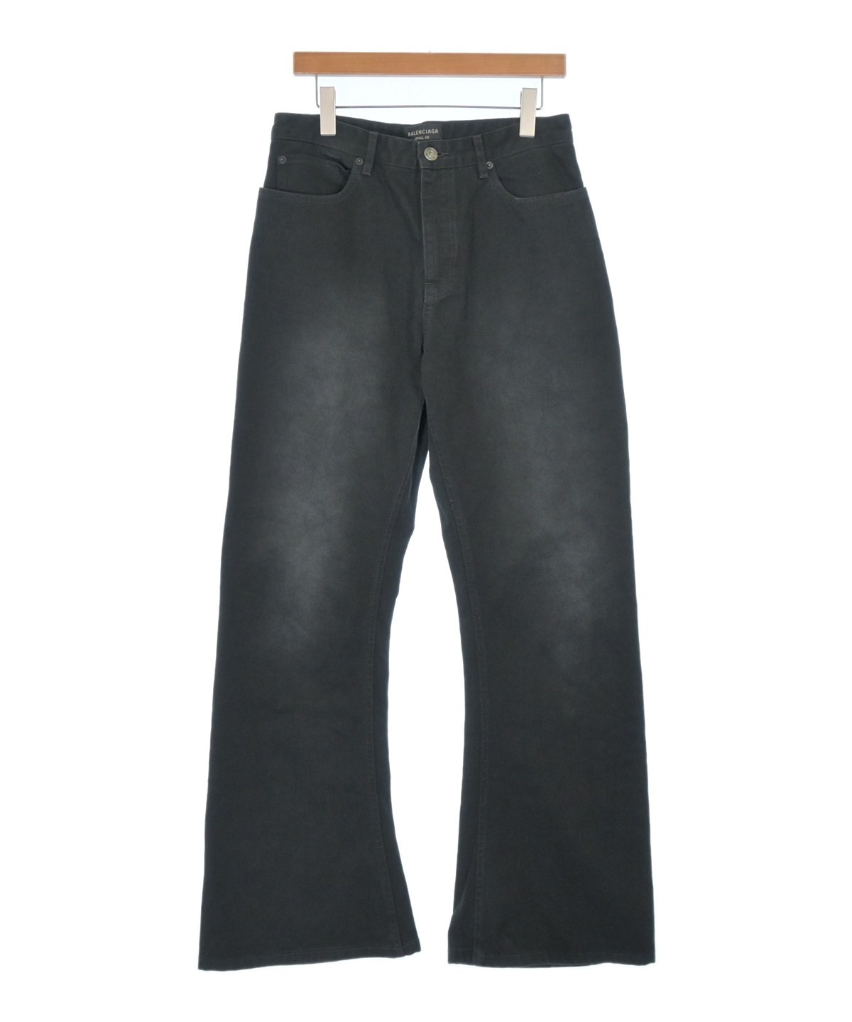 BALENCIAGA ブラックデニム BALENCIAGA（バレンシアガ）デニムパンツ 黒 サイズ:XL メンズ