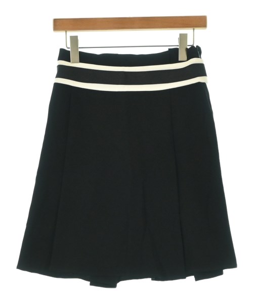 BALENCIAGA（バレンシアガ）ひざ丈スカート 黒 サイズ:34(XXS位) レディース/2200685004012