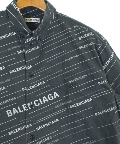 BALENCIAGA（バレンシアガ）カジュアルシャツ 黒 サイズ:36(XS位) メンズ/2200685748015
