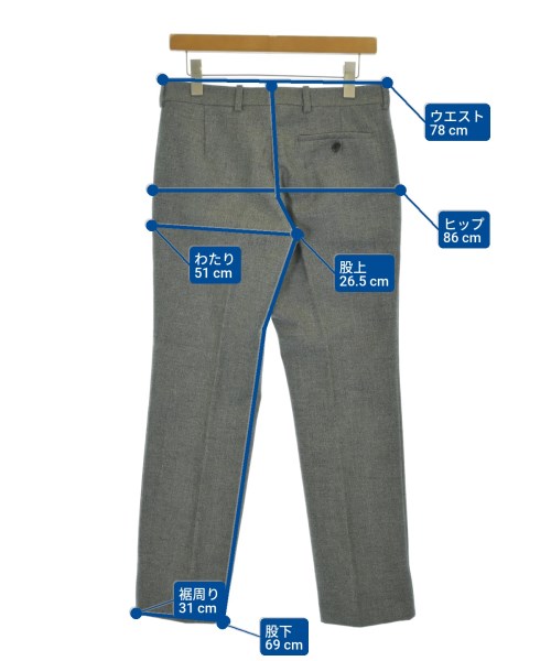 BALENCIAGA（バレンシアガ）スラックス グレー サイズ:44(S位) メンズ/2200681321212