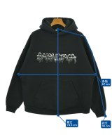 BALENCIAGA（バレンシアガ）パーカー 黒 サイズ:L メンズ/2200683661019